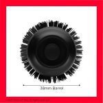 Revlon Hair Tools One-Step Style Booster - Round Brush Dryer & Styler, Round Brush- 38 mm (Thermal Bristles, Ceramic-Coated Barrel, Ionic + Ceramic Technology) RVDR5292UKE, Black - Image 5