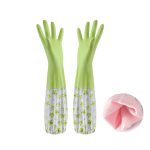 Premium Extra Long Kitchen Hand Gloves - Heavy Duty Waterproof & Reusable Dishwashing Gloves for Household Cleaning. - Image 4