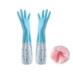 Premium Extra Long Kitchen Hand Gloves - Heavy Duty Waterproof & Reusable Dishwashing Gloves for Household Cleaning. - Image 3