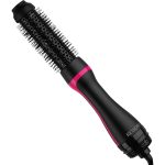 Revlon Hair Tools One-Step Style Booster - Round Brush Dryer & Styler, Round Brush- 38 mm (Thermal Bristles, Ceramic-Coated Barrel, Ionic + Ceramic Technology) RVDR5292UKE, Black